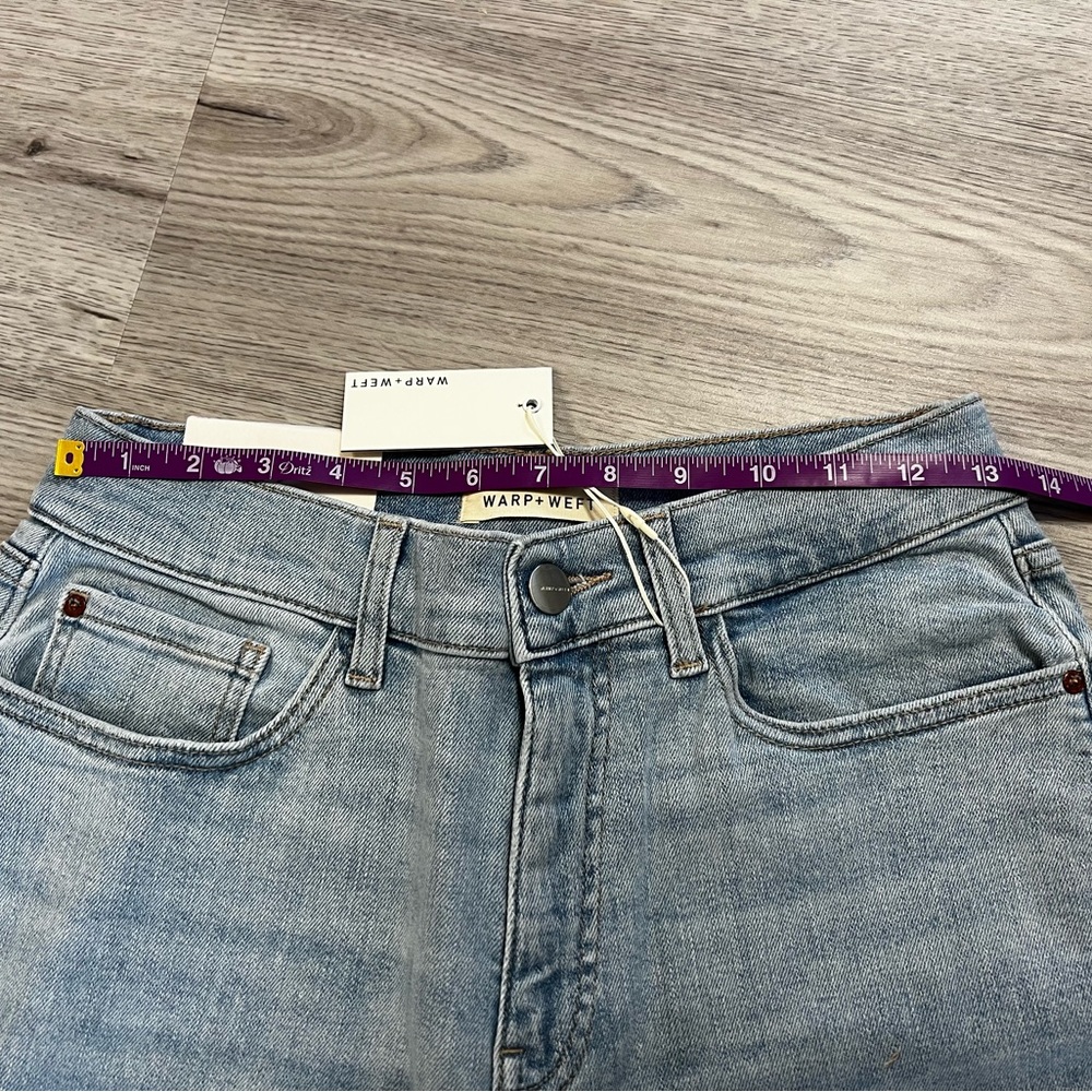 Warp + Weft Girlfriend Jeans size 4/27 - Picture 6 of 8